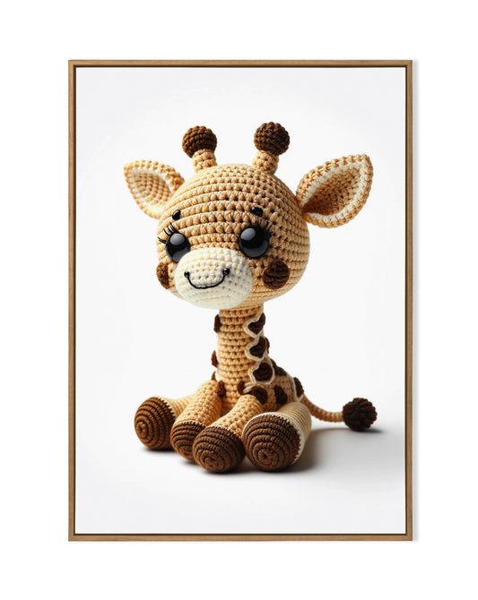 Giraffe - Crochet Digital Art