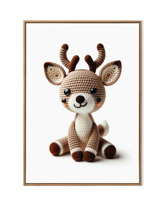 Deer - Crochet Digital Art